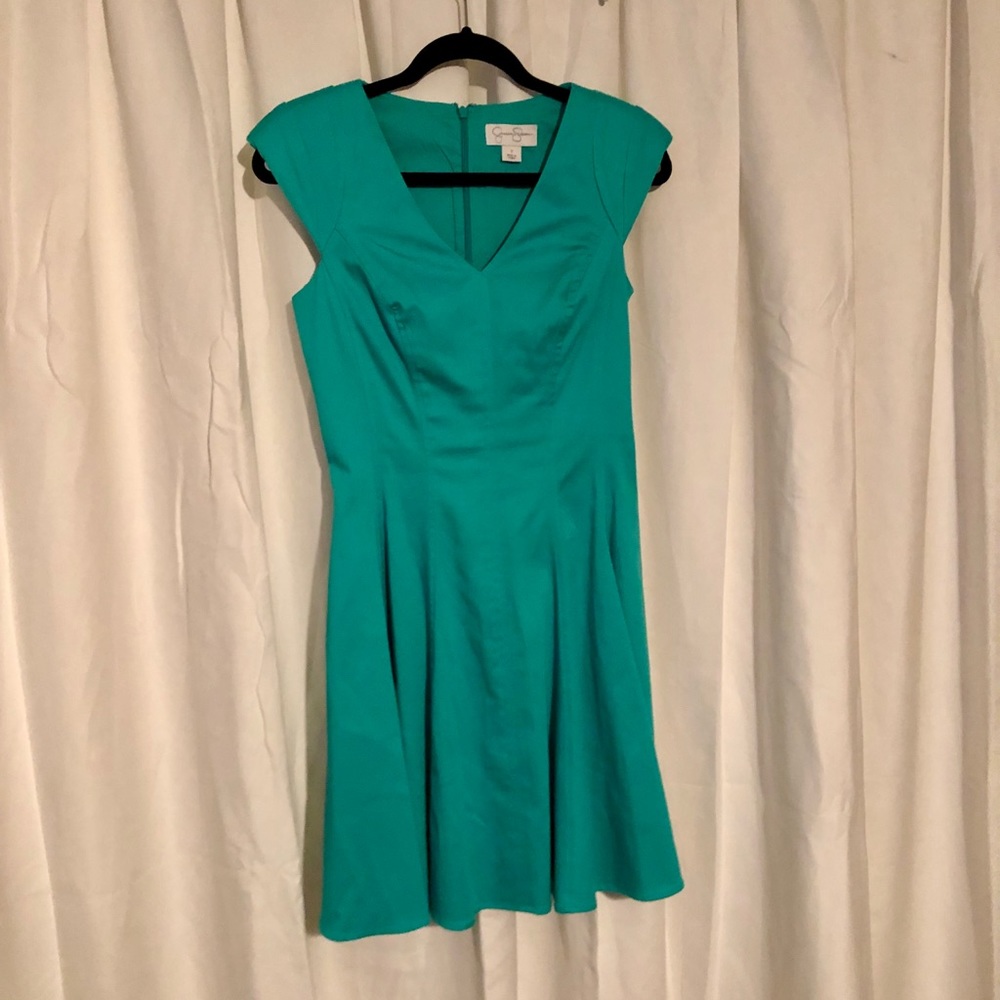 Sea foam green dress